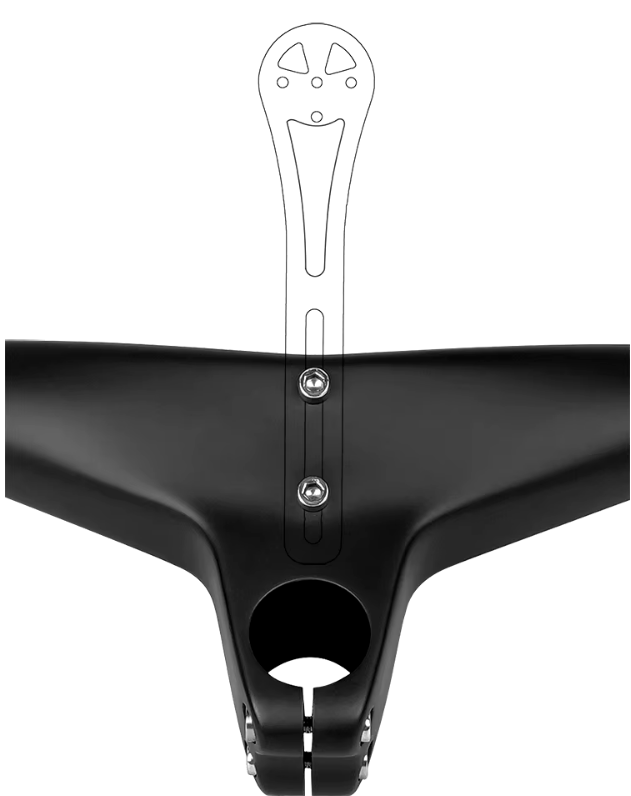 Manillar Integrado de Fibra de Carbono TOSEEK